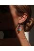 Hand Painted Wooden Earrings